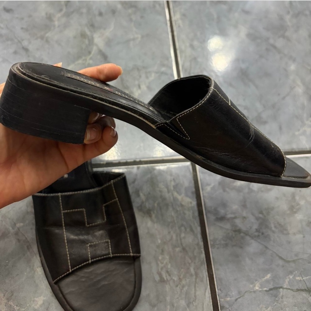 True Vintage Tommy Hilfiger Black Women's Sandals